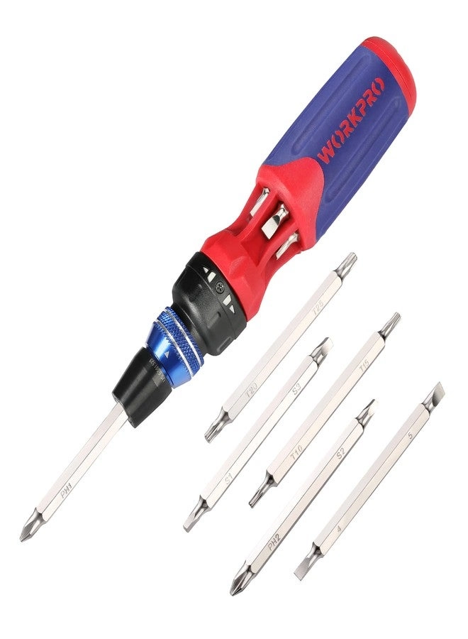 WORKPRO Ratcheting Multi-Bit Screwdriver Set