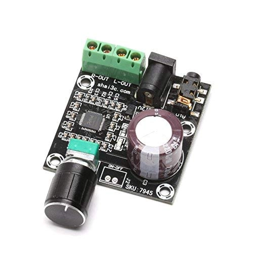 Dual channel stereo mini Class D Digital Audio Power Amplifier Board - 15W