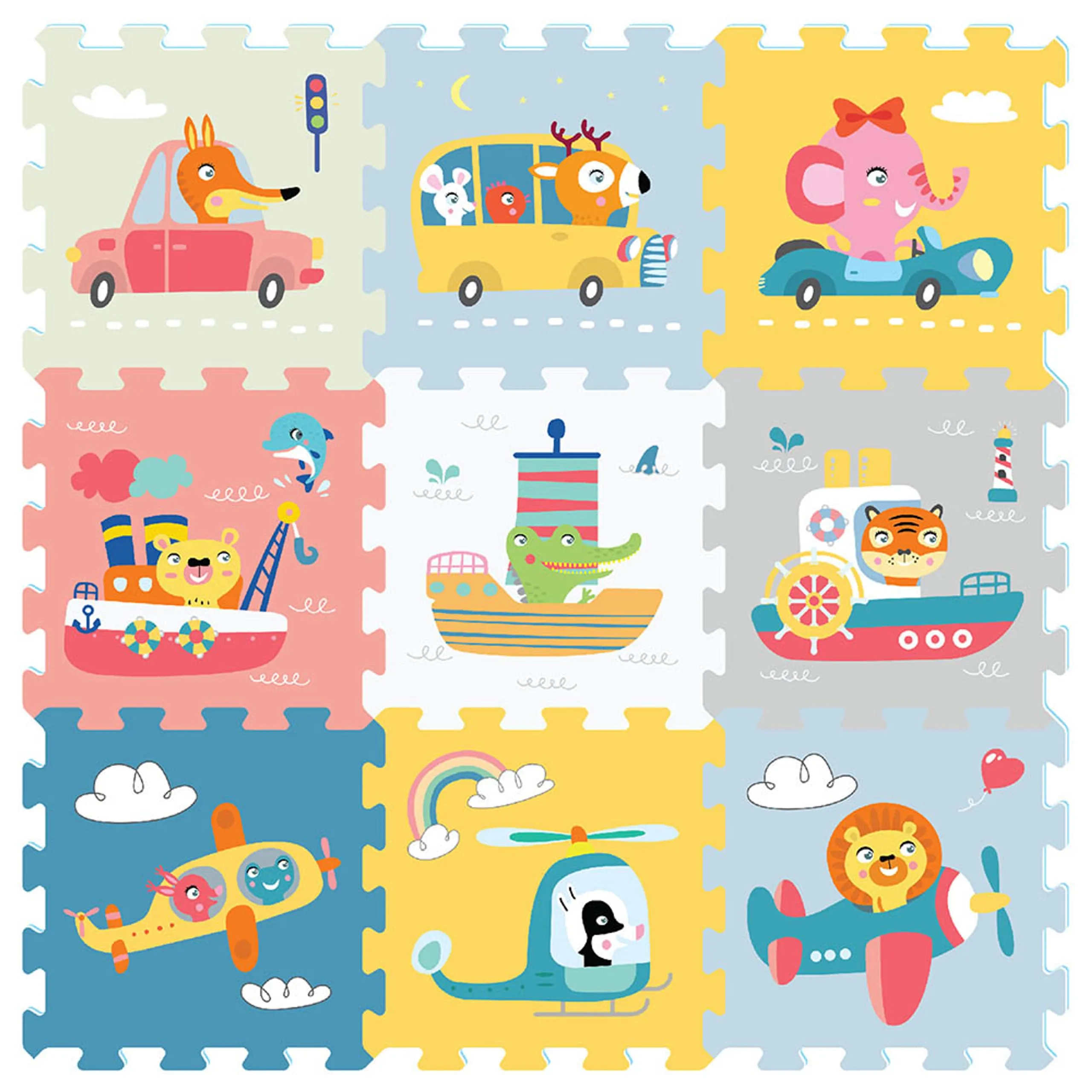 Sunta Sweetie Animals Puzzle Mat - 10 Months