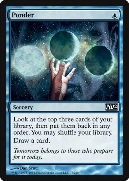 Magic: the Gathering Ponder - Magic 2012