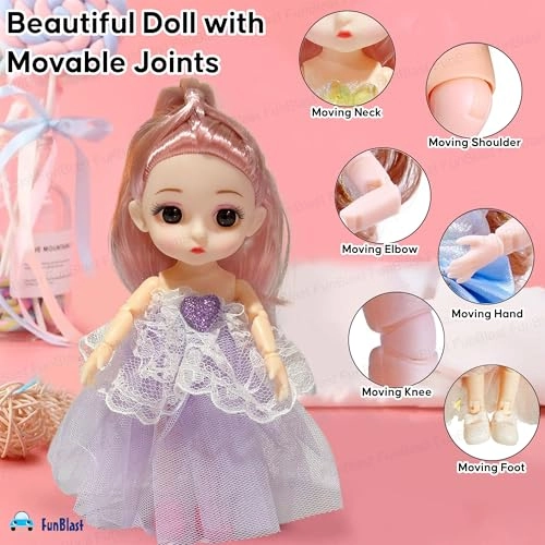 Princess Doll - 16 Cm Plastic Ages 3+