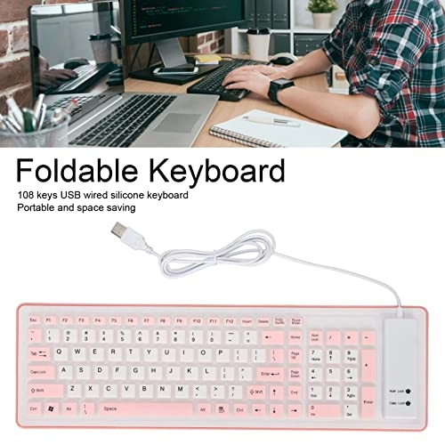 Foldable Silicone Keyboard - Wired