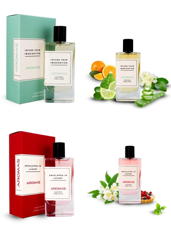 GRACE PARFUM Aromas Luxury Perfume Set - Eau de Parfum 2-Pack