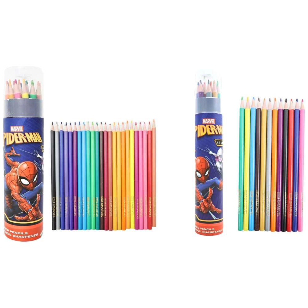 Skoddle Spider-Man Colored Pencils - 24
