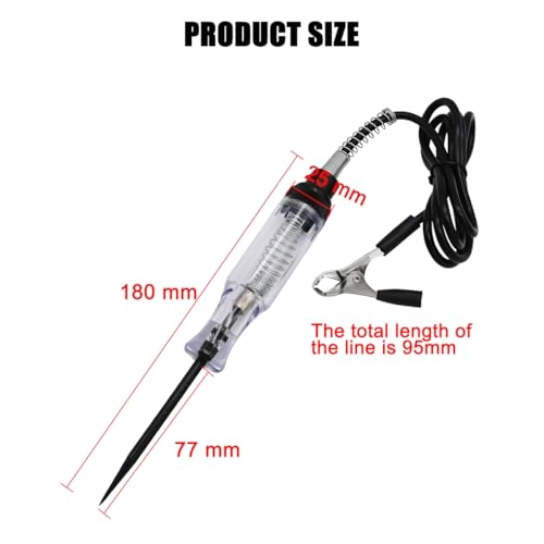 Car Truck Voltage Tester - 6-24V transparent
