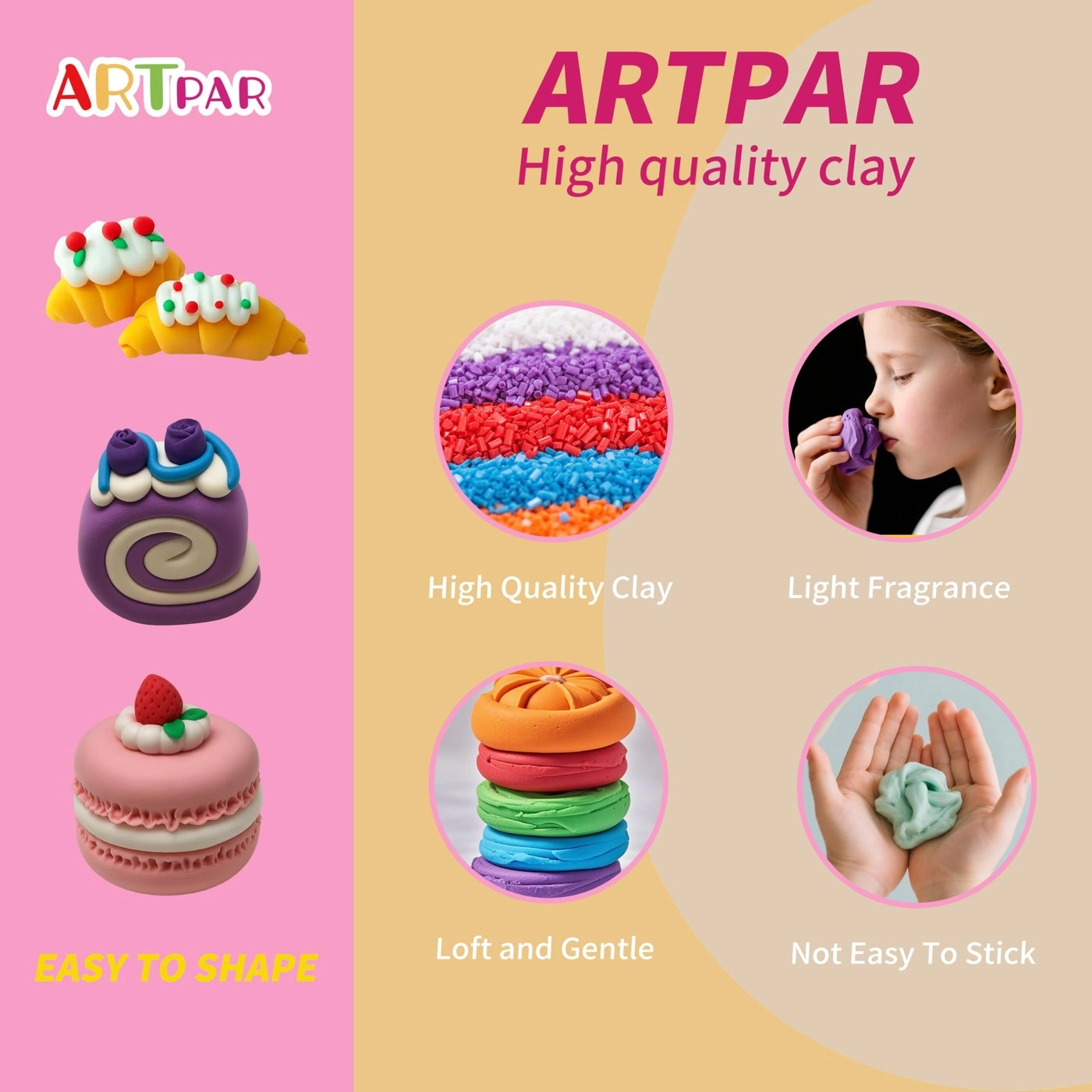Clay Kits - Air Dry Clay 12pcs.