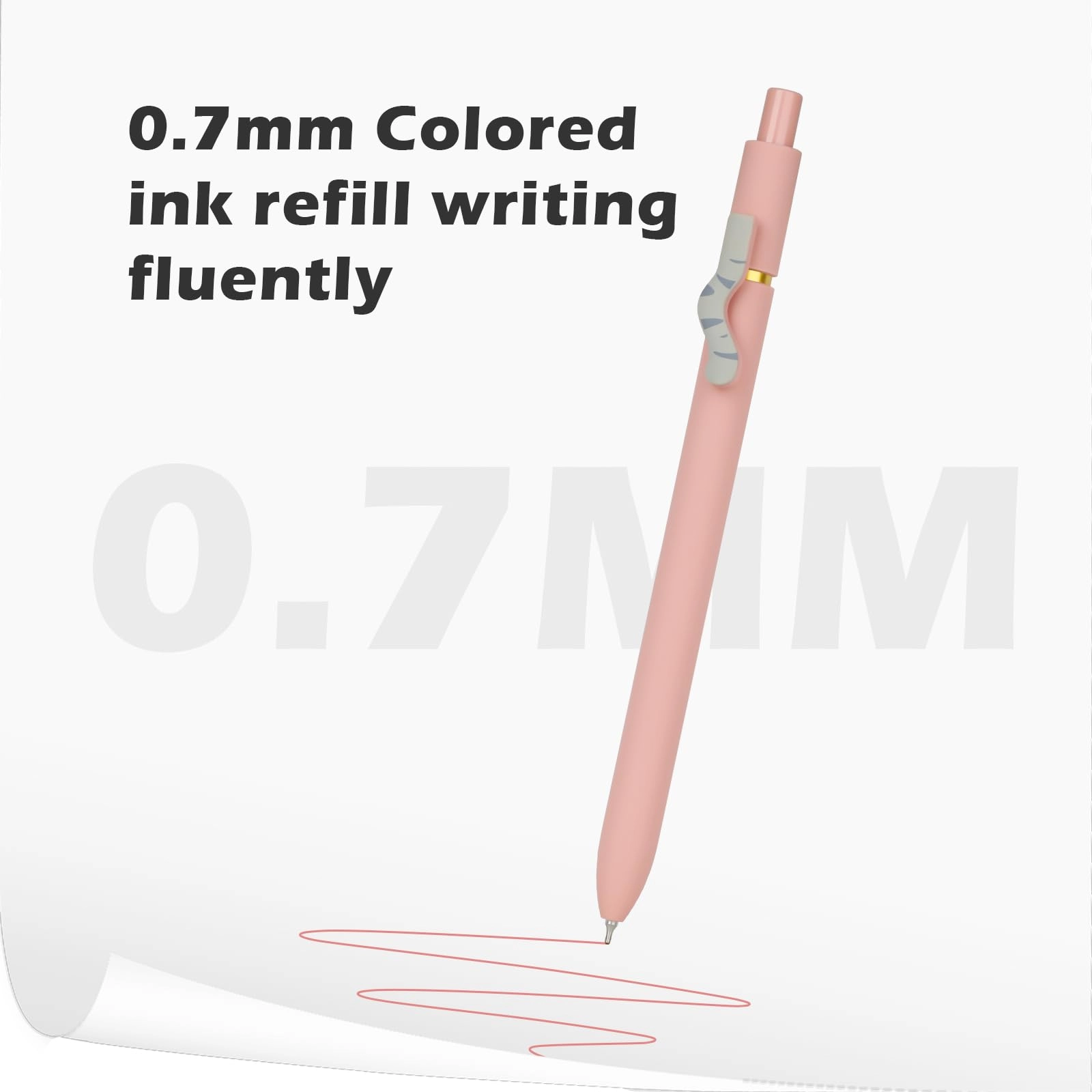 Gel Pens - 6pc 0.7mm