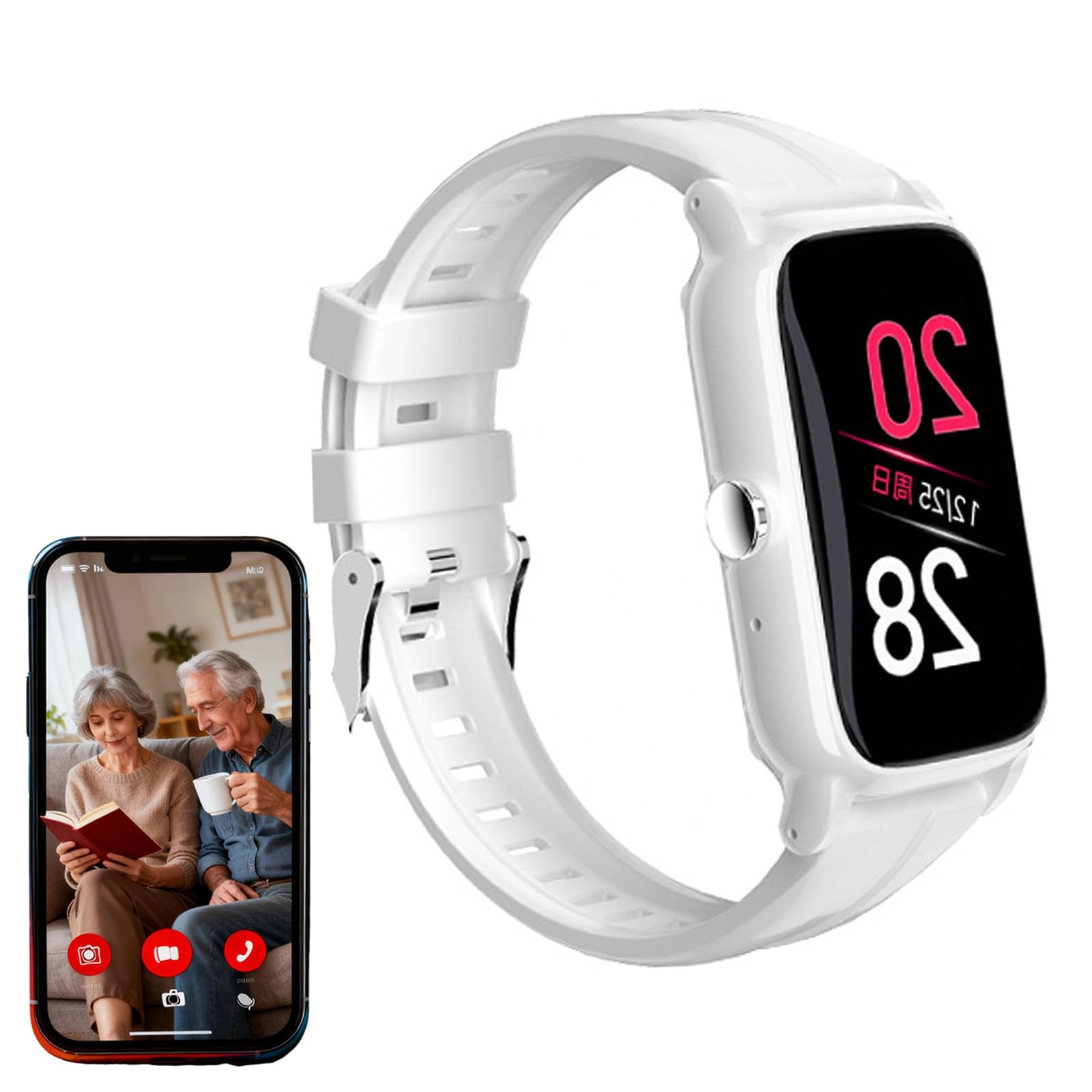 Fall Detection Watch for Elderly ABS+PC