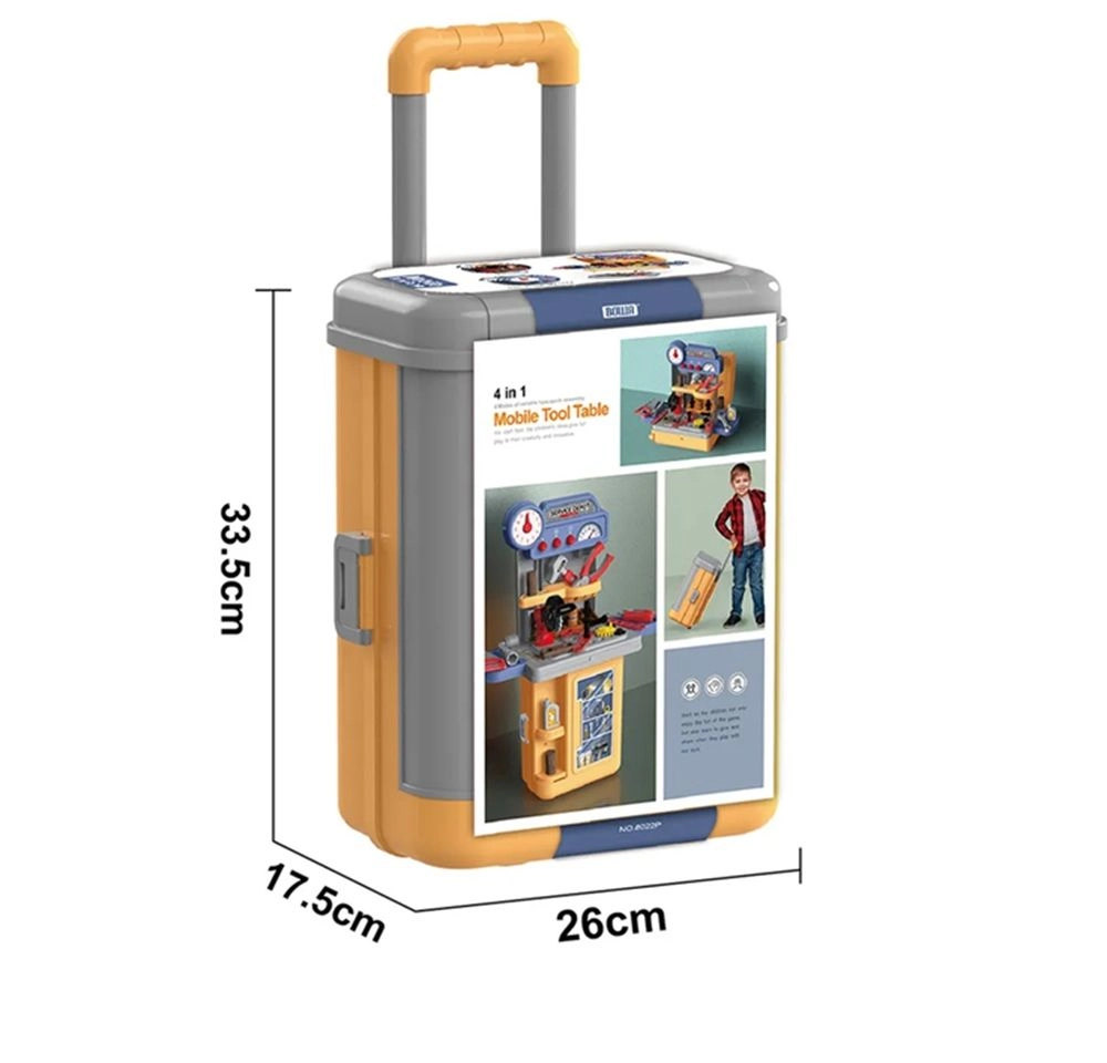 4-in-1 Tool Trolley Case - 39 pcs (BTG-BTG024638)