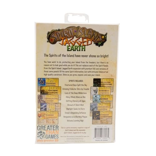 Spirit Island: Jagged Earth - Premium Foil Spirit Panels - Ten Spirits