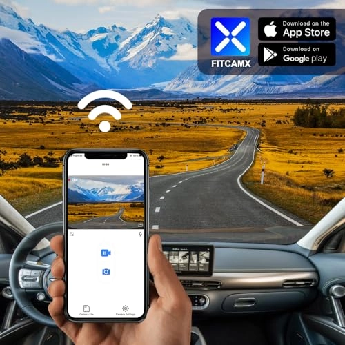 4K Dual Dash Cam - Front 2160P+Rear 1080P