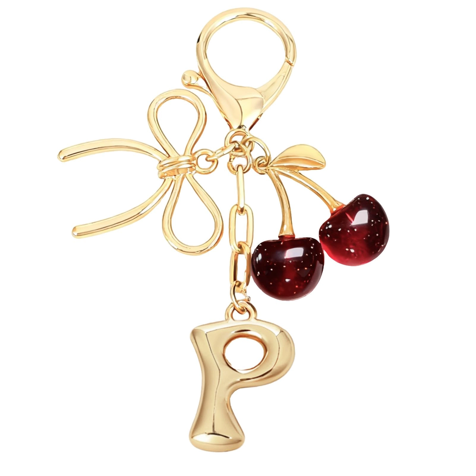 Initial P Keychain - Letter