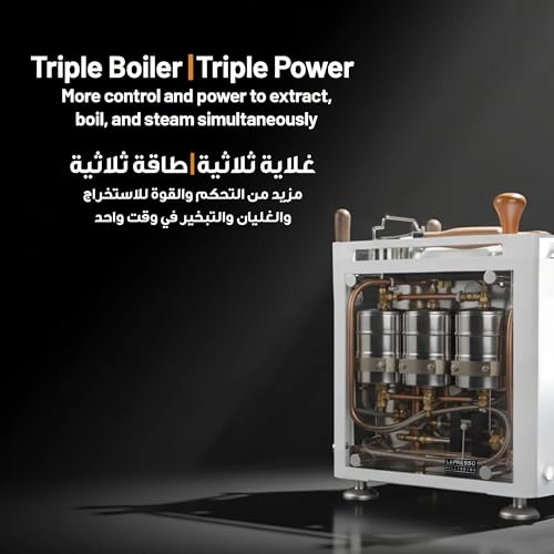 Bellissimo Triple Boiler - Dual Italian Pump External Bottled Water Connection