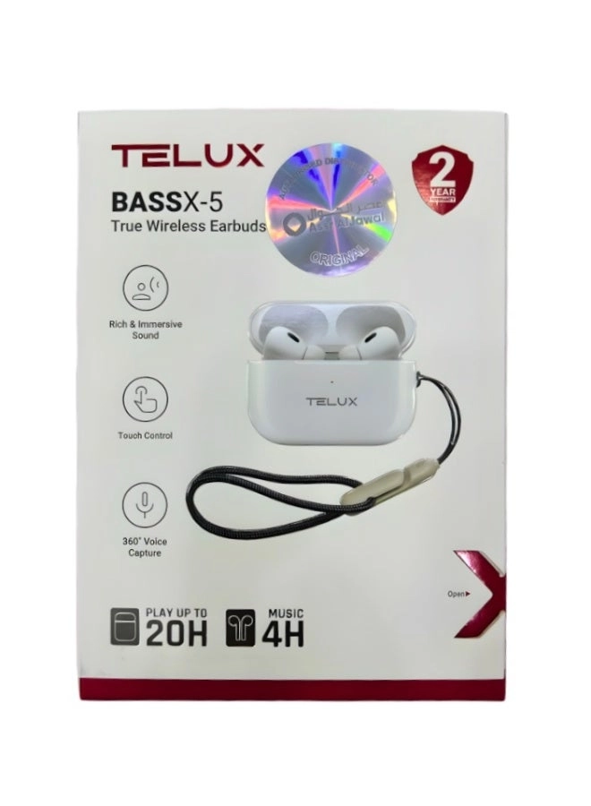 Telux BASSX-5 Wireless Earbud