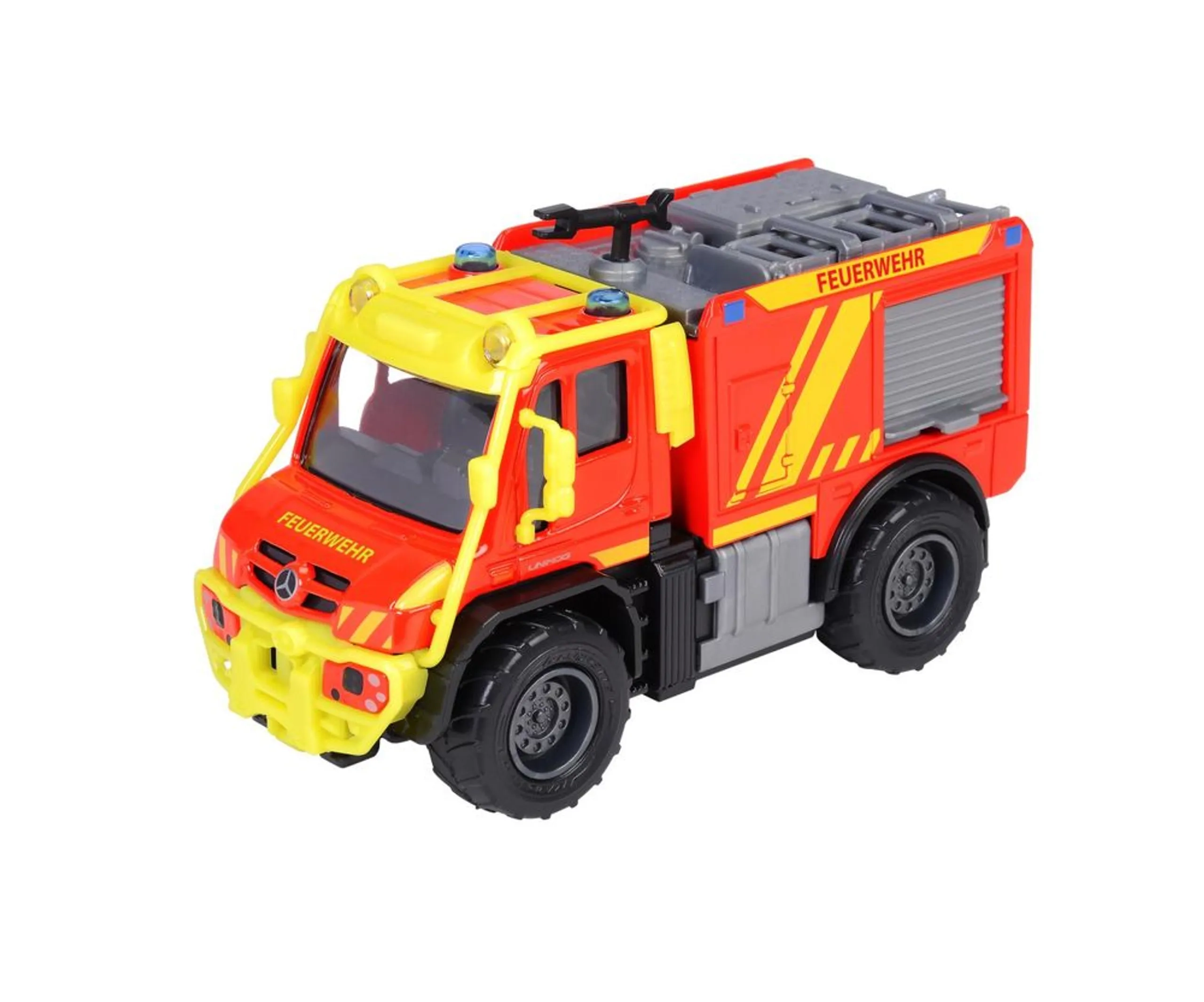 Majorette Unimog U530 - Fire Truck Orange