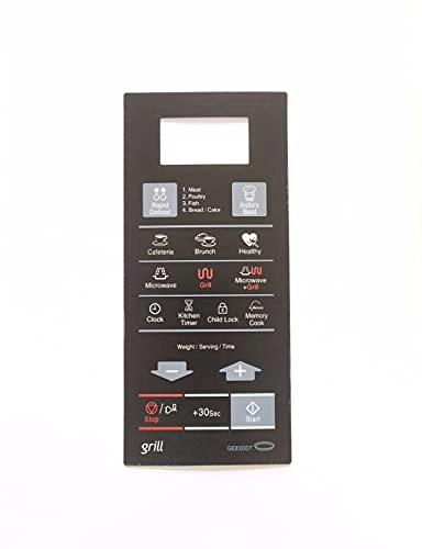GE83DDT - Microwave Oven Membrane Keypad Black