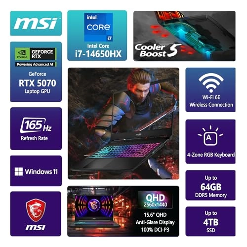 Katana - 15.6'' Core i7-14650HX 32GB DDR5 2TB SSD