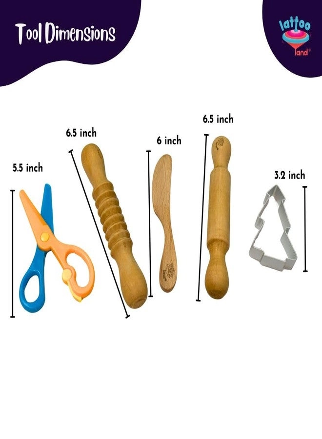 Play Dough Tools - 2 3 4 5 6 7 5 pieces