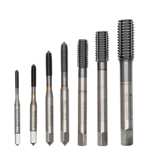 Cobalt Thread Tap Drill Bits - 5 Pieces M1-M16