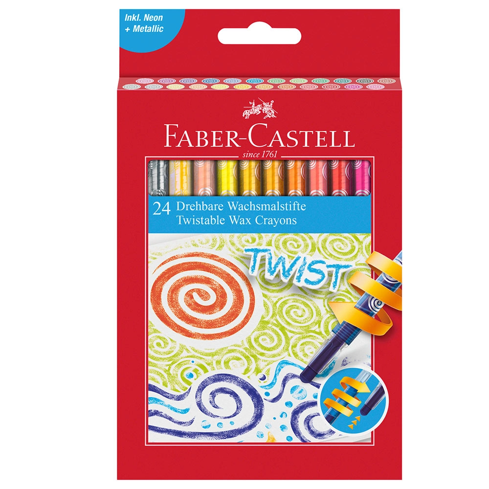 Faber-Castell Twist Crayons - 24 piece(s)