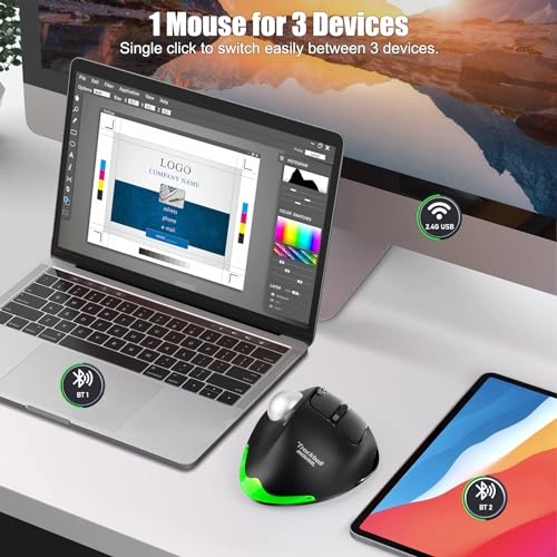 Wireless Trackball Mouse - USB