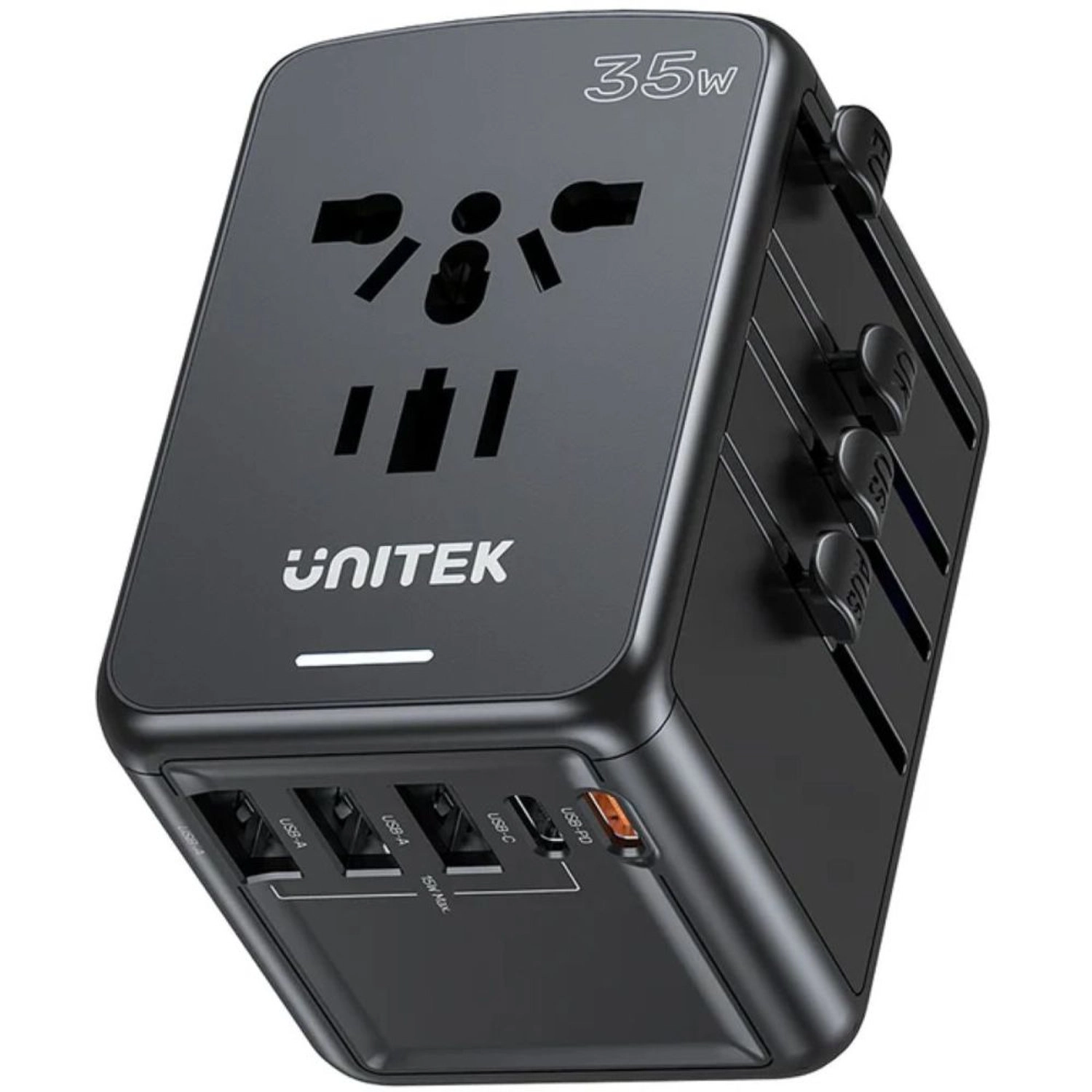 UNITEK Universal Travel Adapter - EU UK US AU 2000W