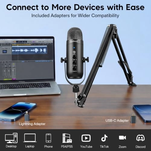 K66 USB Microphone Bundle