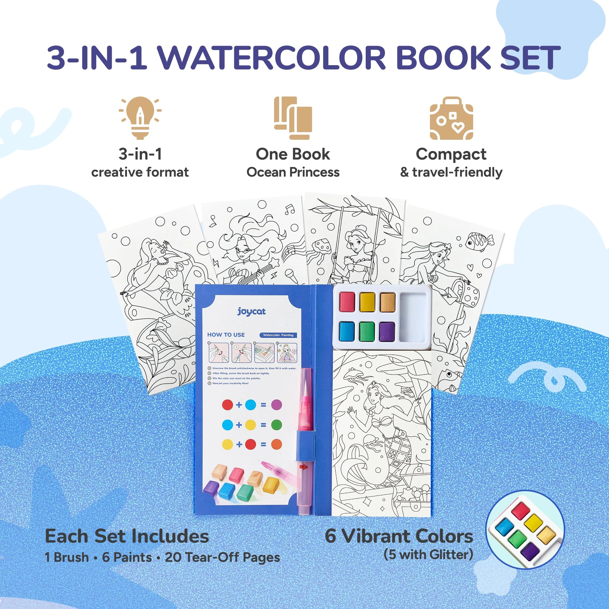 Pocket Paint - 1 Count Brush Paint Paper