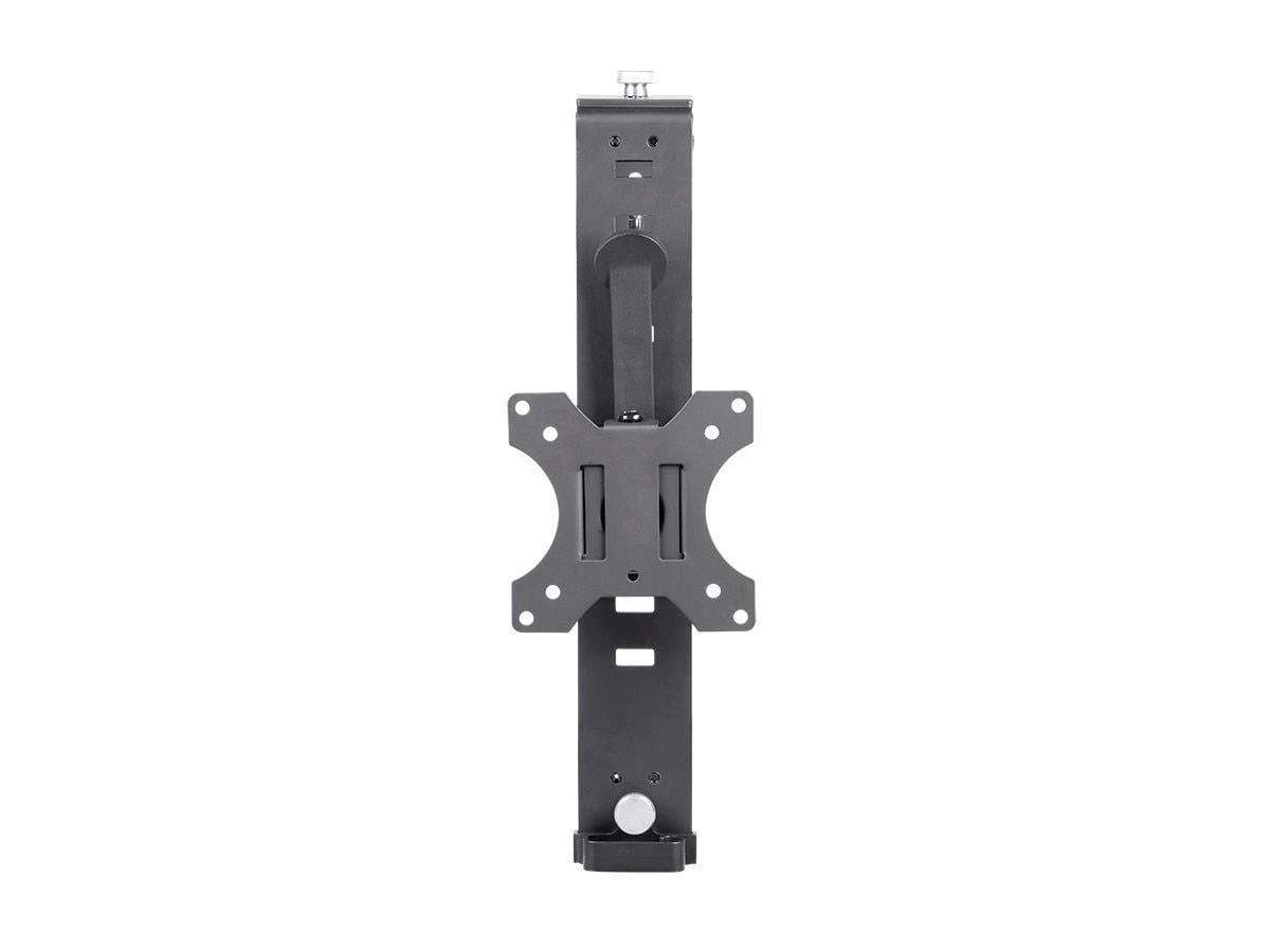 Cubicle Flat Panel Monitor Mount - 10 Easy Height Adjustments Up to 17.6lbs Black
