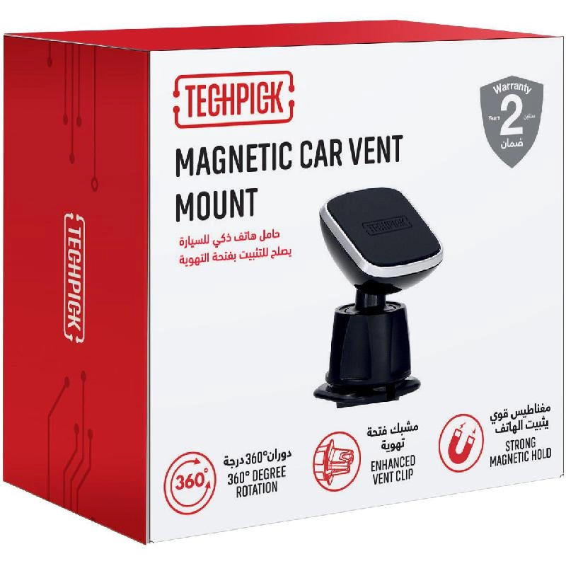 Air Vent Magnetic Phone Mount - Universal Black