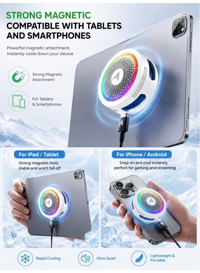 B3 Phone & iPad Cooler - 25W Magnetic Cooling Fan App Control