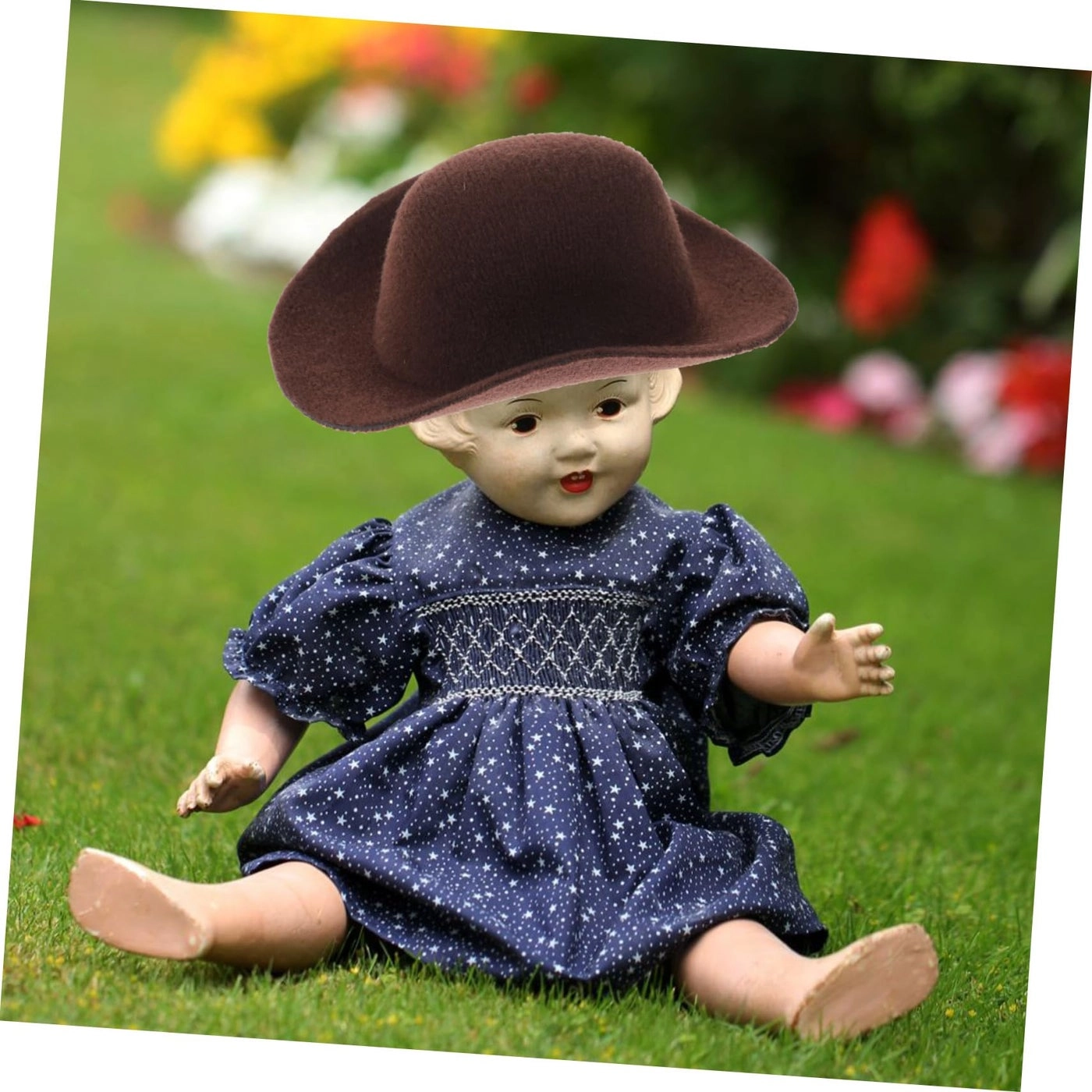 Mini Cowboy Hat - 6Pcs 9X6.5X3CM