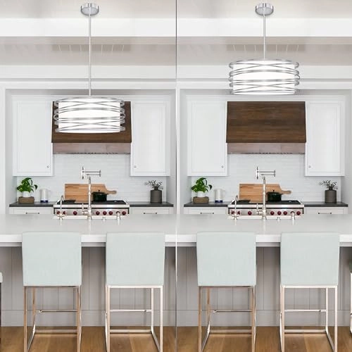 Drum Pendant Light - 16 inch 3-Lights