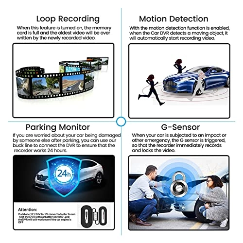 Dash Cam Mirror - Full HD 1080P