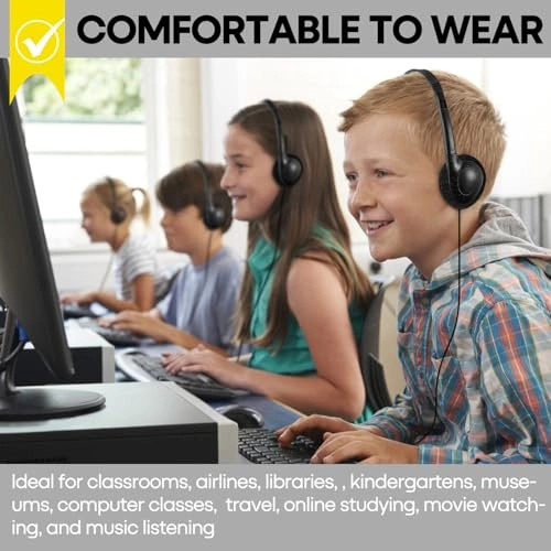 GS857 Wired Headphone 100 Pack