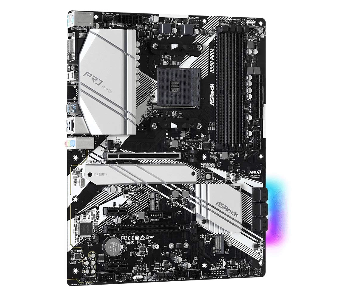 B550M PRO4 - DDR4 4733+ (OC) Supports 3rd Gen AMD AM4 Ryzen