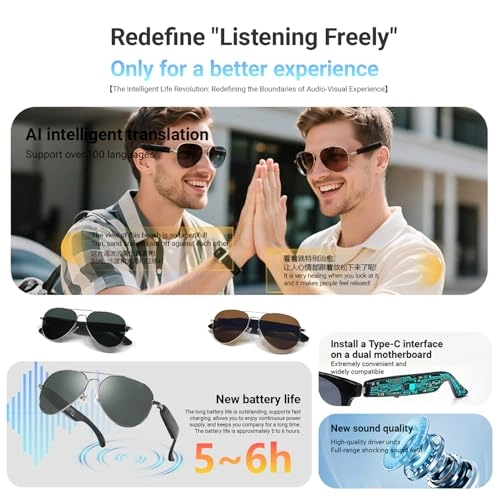 S18 - Real-Time AI translation Bluetooth 5.4