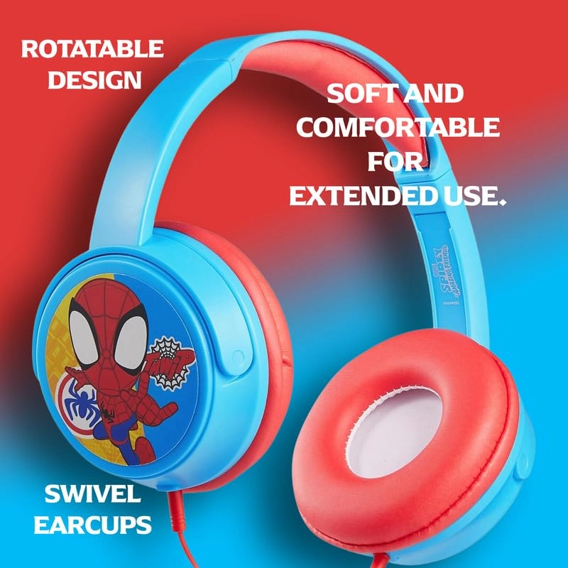 Spiderman Wired On-Ear Headphones