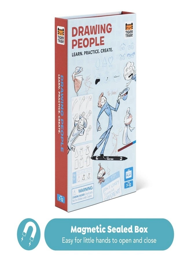 Drawing Inspiration - 50 page Guided Sketchbook 1 x dual-tip fine liner pen 1 x 2B artist's pencil