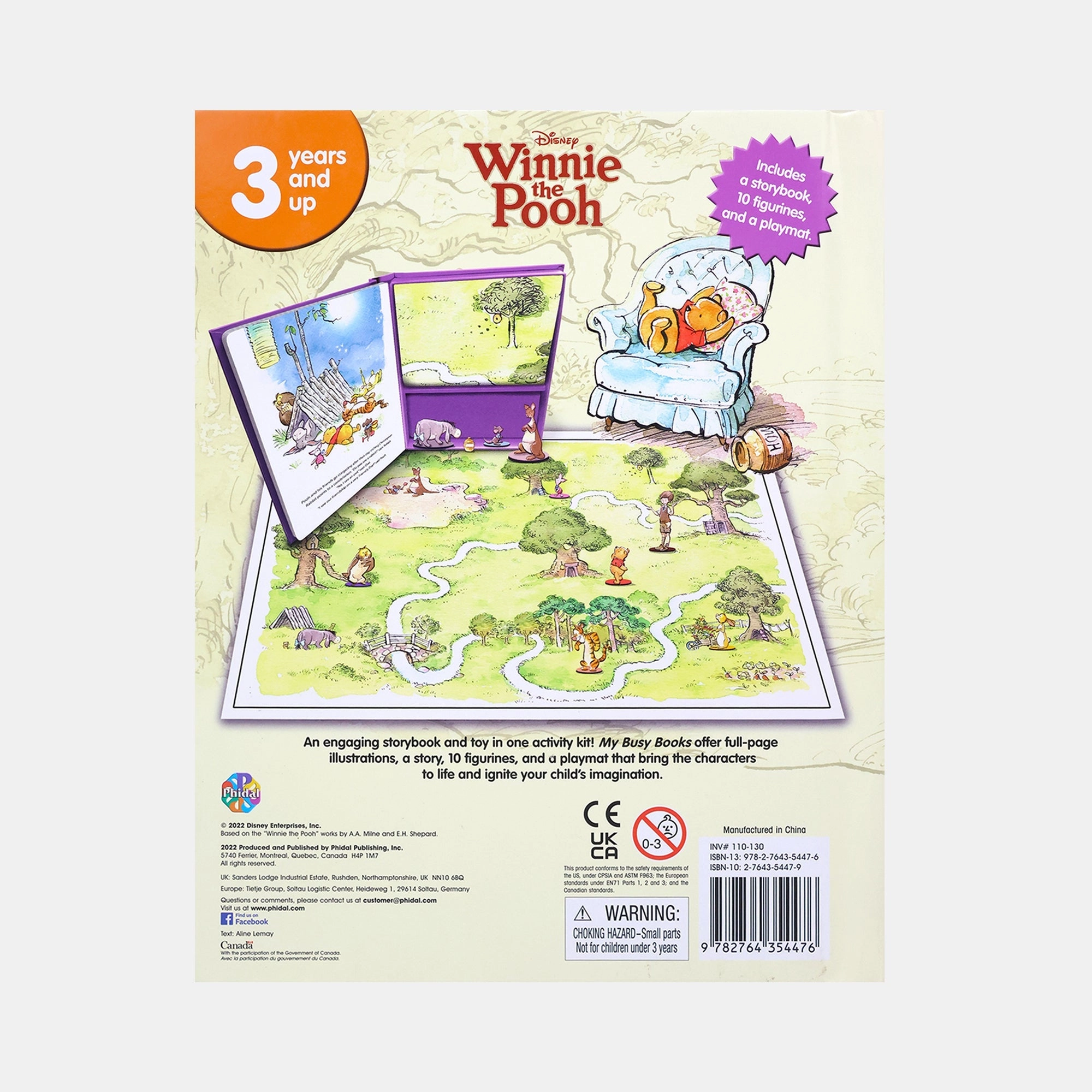 Winnie the Pooh - a storybook, 10 figurines, and a playmat | Box Set