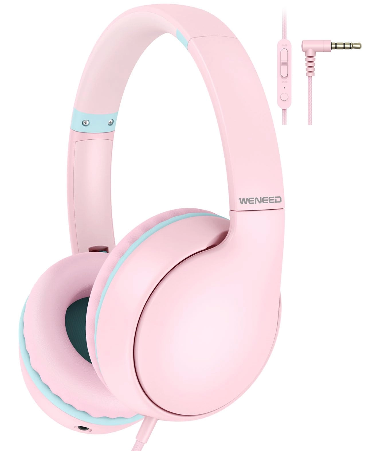 LE03-PINK Wired Headphone