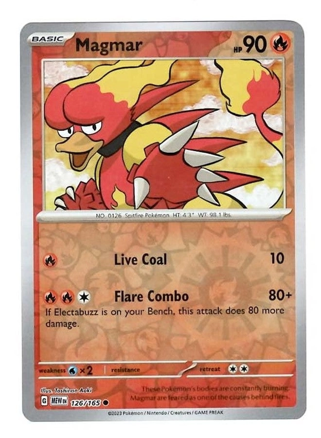 Pokémon Magmar 126/165