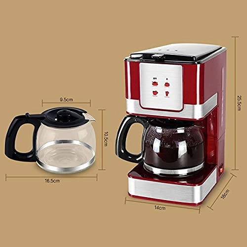 Filter Coffee Machine - 600ML Detachable Filter Anti-Drip