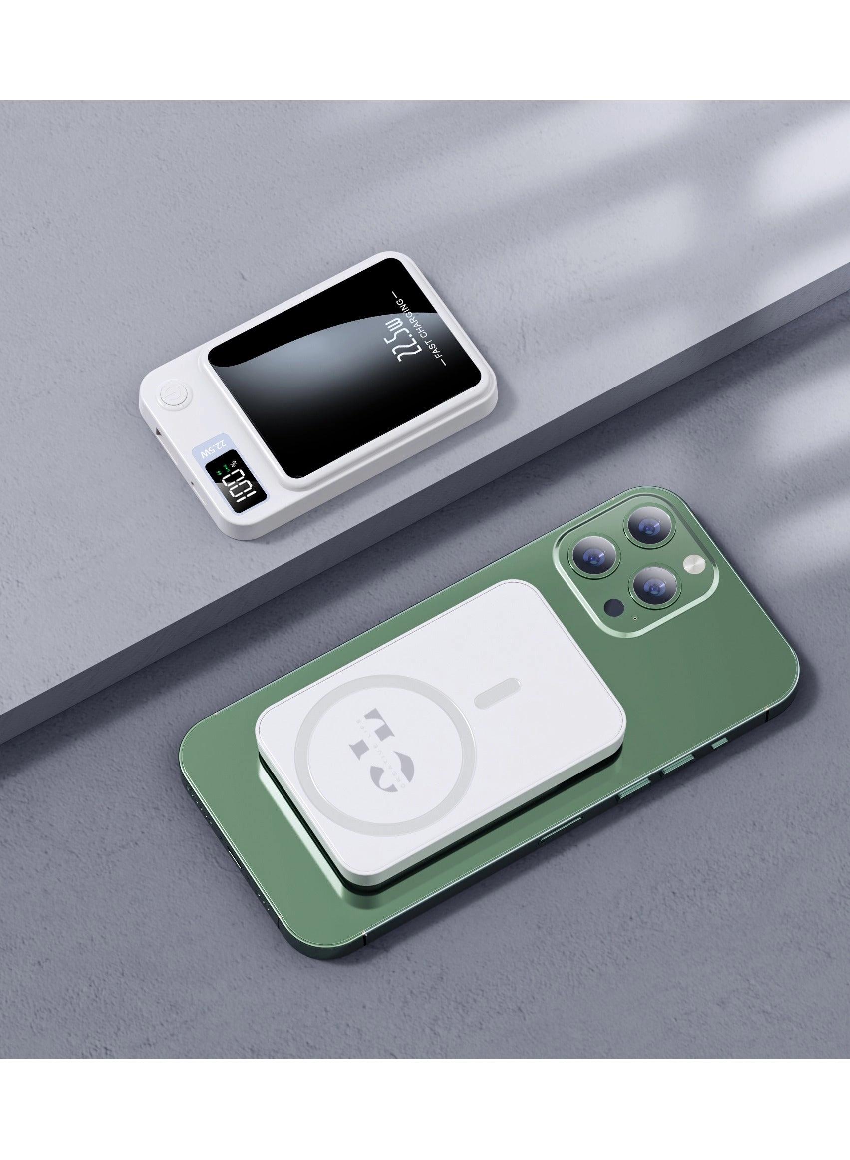 Magnetic Wireless Power Bank - 10000mAh 22.5W