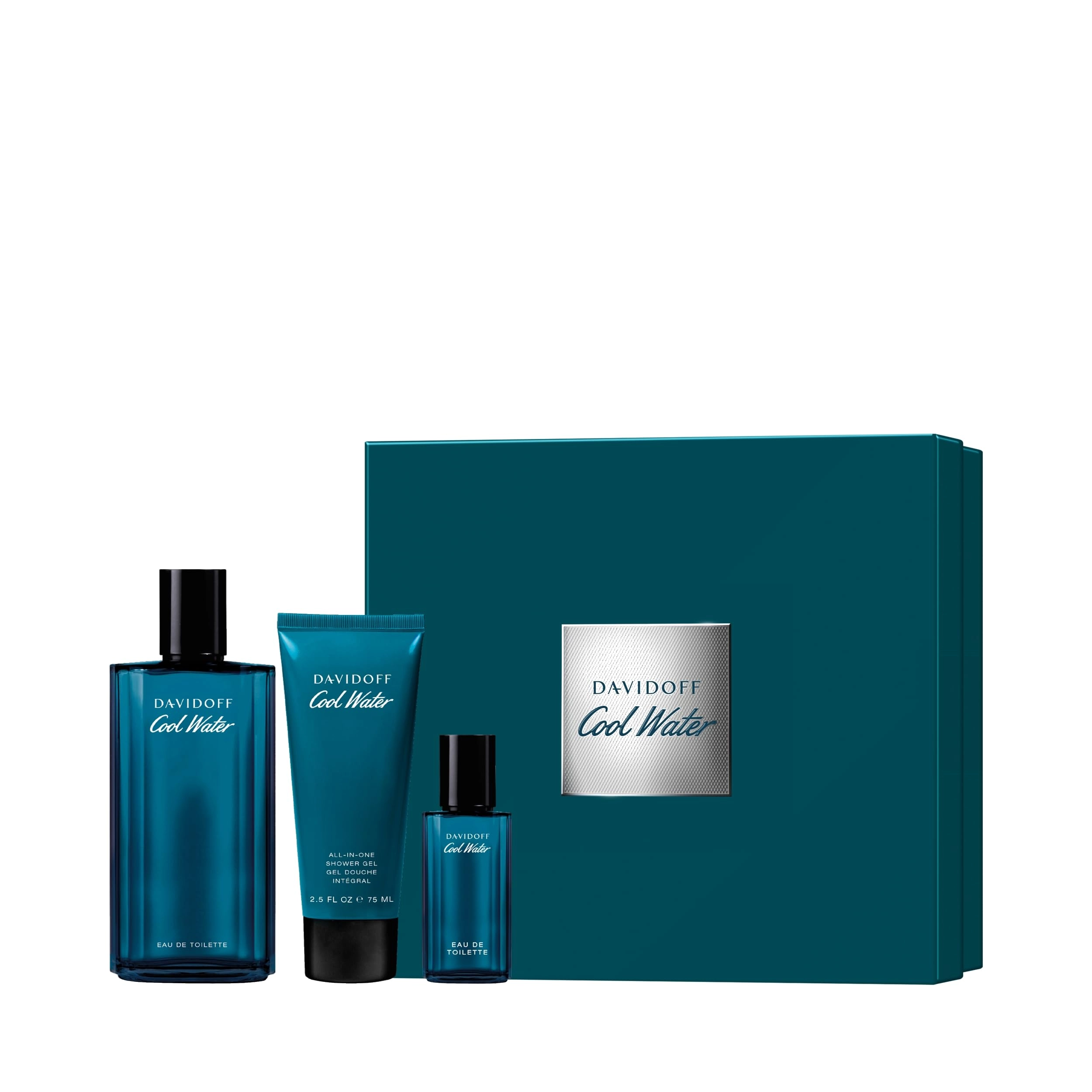 COTY Cool Water Eau de Toilette for Men - Trio Gift Set