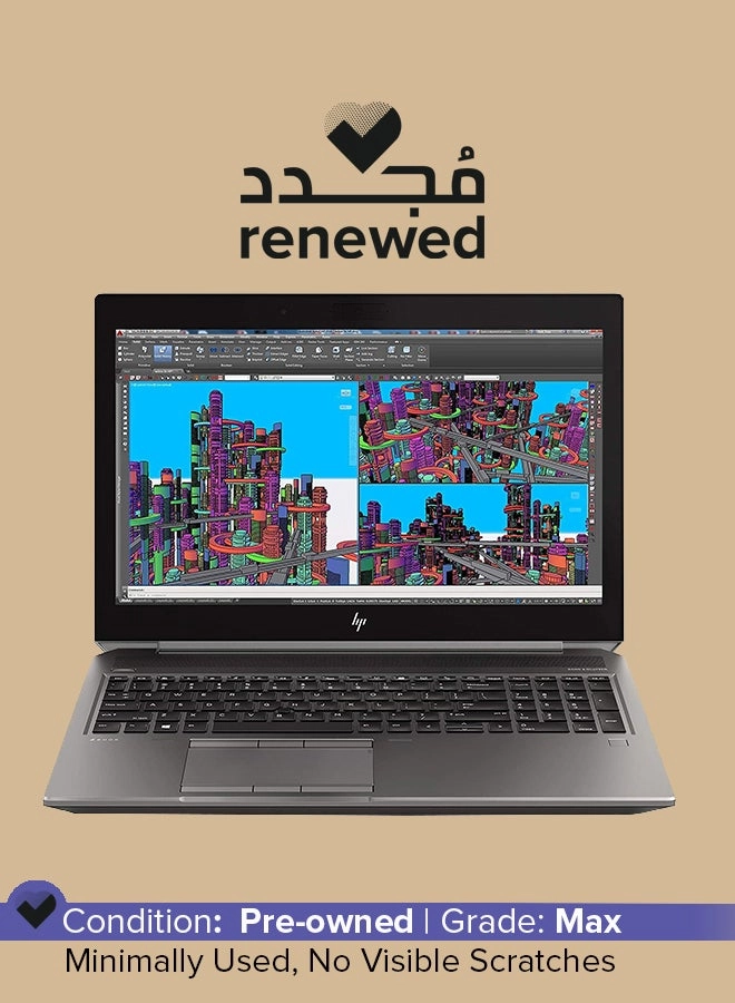 HP (Renewed) ZBook 15 G5 - 15.6'' Core i7-8650U 8GB DDR4 256GB SSD