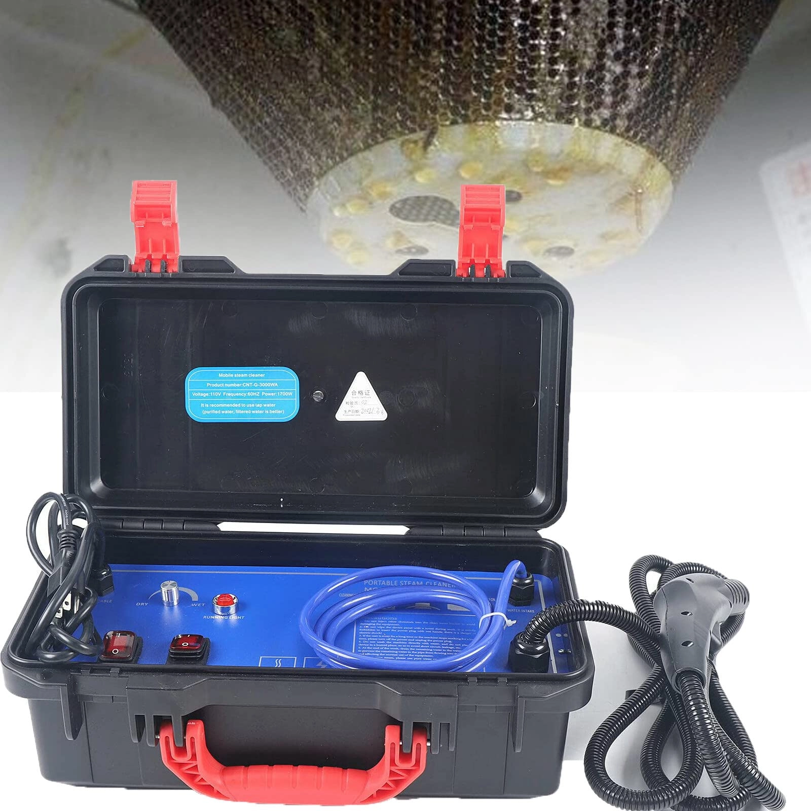 Handheld Pressurized Steam Cleaner - 3.0bar+ 300ml