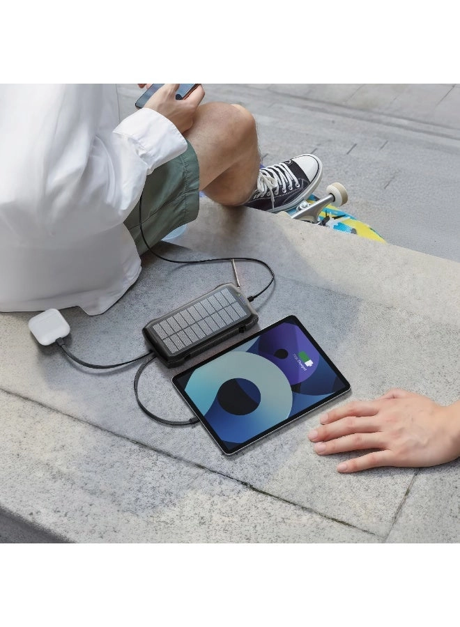 GNSOLF20PBBK - 20000 mAh 20 W Fast-Charging 3x USB-A Ports 3x USB-C Ports