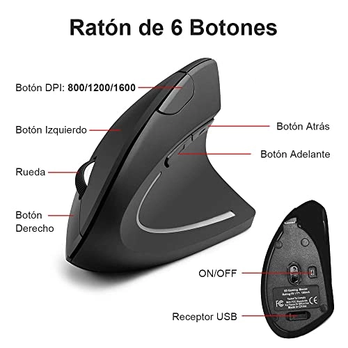 Ergonomic Mouse - Wireless