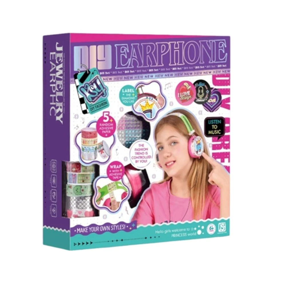 Jawda DIY Fashion Earphone And Jewellery Kit - Multi Colour 6+